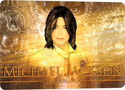 Michael Jackson Poster Miniature Picture with magnetic backing. A Memorable Gift for all MJ fans. Directly sticks to any metal surface. Size 10x7cms (2.75" x 4") Michael Jackson Series (MJ1) Fine Art Print