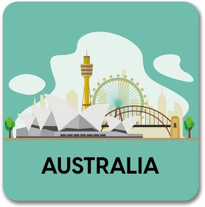 Giftcart Australia Souvenir Fridge Magnet Fridge Magnet Pack of 1