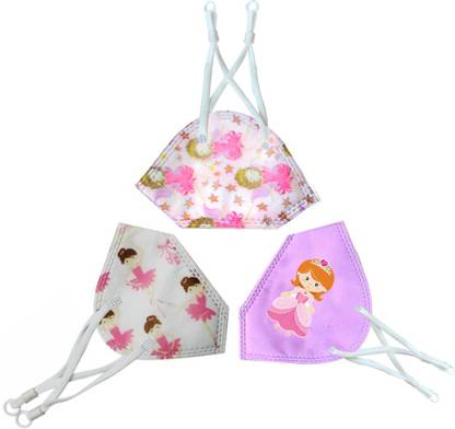 nanofiber N95 with nanotechnology filter Ballerina (6-9yr) Reusable Cloth Mask