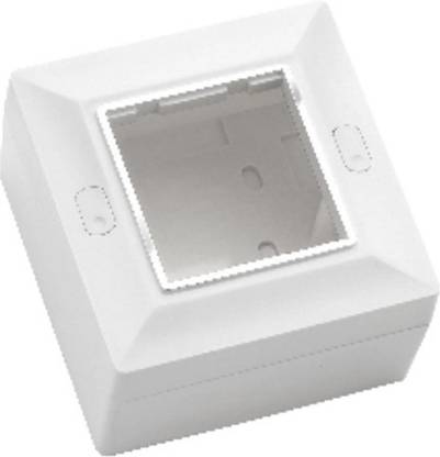 varient 2 Module Surface PVC(Pack of 10) Metal Electrical Box