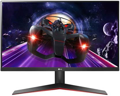 LG 60.96 cm (24 inch) Full HD LED Backlit IPS Panel with HDMI, DVI,VGA, Audio-IN Ports Gaming Monitor (24MP60G-BB.ATRNMSN)