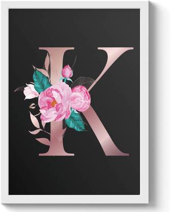 GS Decor Letter 'K' Initial Monogram Wall Painting Designs for Bedroom with Plexi Glass Inches | Living Room Wall Design | Paintings For Home Walls | Simple Wall Painting Art
WH Frame | Ready To Hang Digital Reprint 12 inch x 9 inch Painting