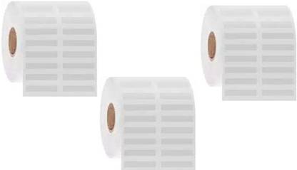 youlogic 38 mm X 15 mm, (White) Direct Thermal Barcode Labels (DT), Set of 3 Roll, 7500 Labels In Roll, No Need Carbon Ribbon, Labels/Roll for Desktop Printer TSC, Zebra, Citzen, WEP, Datamax, Thosiba, Sato etc. ) ,Paper Label Stickers,2’’up (Smooth White) dt Paper Label