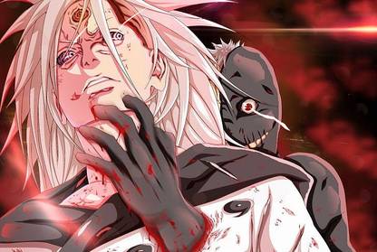 Anime Naruto Black Zetsu Madara Uchiha Matte Finish Poster Paper Print