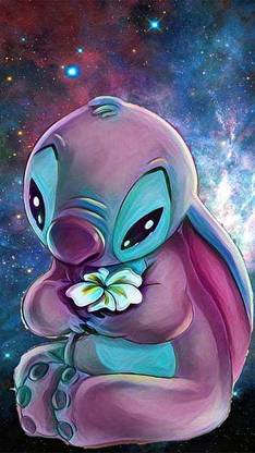 Hd Stitch Sad Sad Lilo Stitch Nail Matte Finish Poster Paper Print
