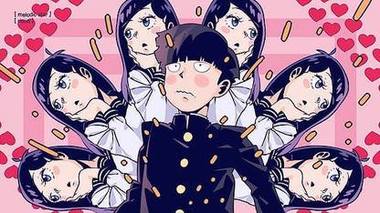 Anime Mob Psycho 100 Shigeo Kageyama Tsubomi Takane Hd Matte finish Poster Paper Print
