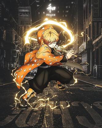 Demon Slayer Kimetsu No Yaiba Zenitsu Agatsuma Anime Boys Tanjiro Kamado Kamado Tanjir Hd Matte Finish Poster Paper Print