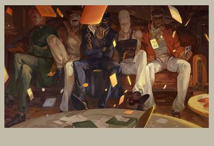 Digital Art Artwork Jojo S Bizarre Adventure Stardust Crusaders Jojo S Bizarre Adventure PMatte Finish Poster Paper Print