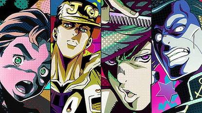 Anime Jojo S Bizarre Adventure Josuke Higashikata Jotaro Kujo Matte Finish Poster Paper Print