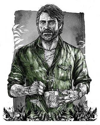 Hd The Last Of Us Game Joel Tlou Nail Matte Finish Poster Paper Print