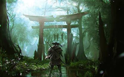 Ghost Of Tsushima Video Games Video Game Art Samurai Hd Matte Finish Poster Paper Print