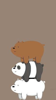 Hd We Bare Bears Adorable Bear Cartoon Cartoons Cute Network Panda Polar Nail Matte Finish Poster Paper Print
