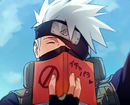 Hatake Kakashi Smiling Mask Naruto Matte Finish Poster Paper Print