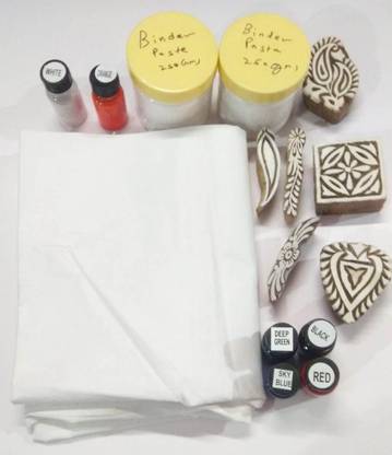 Designers den BLOCK PRINTING KIT WITH ACCESSORIES Printing Blocks