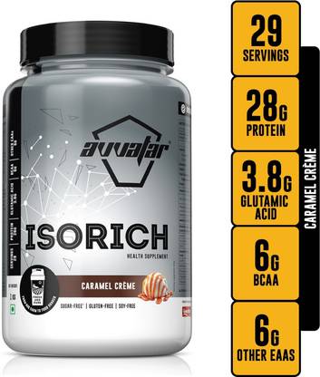 Avvatar Isorich Caramel Creme 1Kg Whey Protein