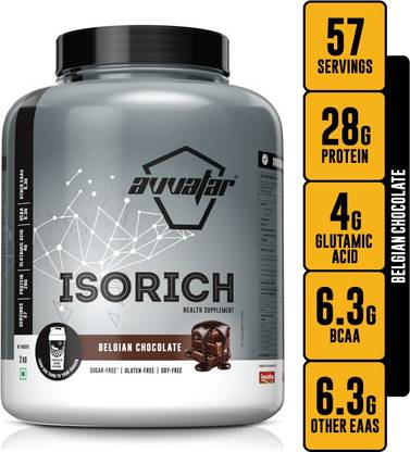 Avvatar Isorich Belgian Chocolate 2Kg Whey Protein