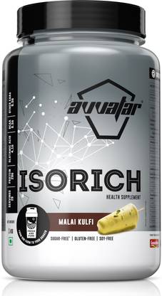 Avvatar ISORICH Malai Kulfi - WHEY ISOLATE -1 Kg / 2.2 lbs Whey Protein