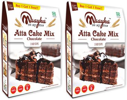 Maayka - Ek Atoot Rishta -Atta-Chocolate Cake Mix 175G+175G 350 g