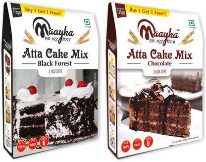 Maayka - Ek Atoot Rishta -Atta-Black Forest Cake Mix & Chocolate Cake Mix 175G+175G 350 g