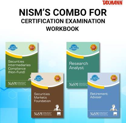 NISM’s Combo For Certification Examination Workbook - (III-A), (XII), (XV) And (XVII) | Set Of 4 Books
