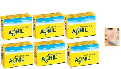 ACNIL Pimple Care Soap - 6 x 75 g Packs