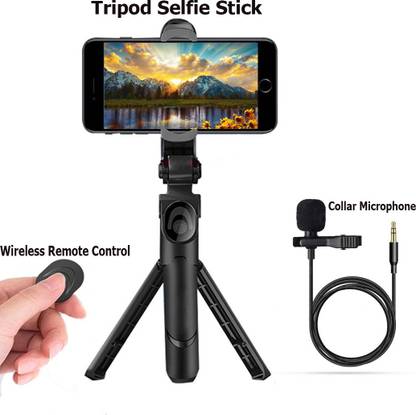 SOJUBA Selfie Stick Tripod stand With Bluetooth Detachable Remote control+Carry Bag Monopod, Tripod, Tripod Kit