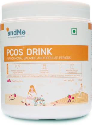 andMe PCOS, PCOD Drink for Hormonal Balance, Regular Periods