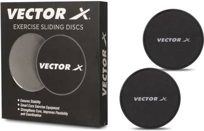VECTOR X Core Sliders Dual Sided Gliding Disc Total Body Workout Equipment Exercise Ab Exerciser
