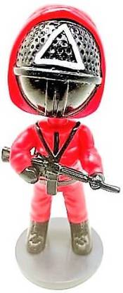 Quirkmall The Triangles - Squid Soldier Car Decoration Bobblehead Action Figure