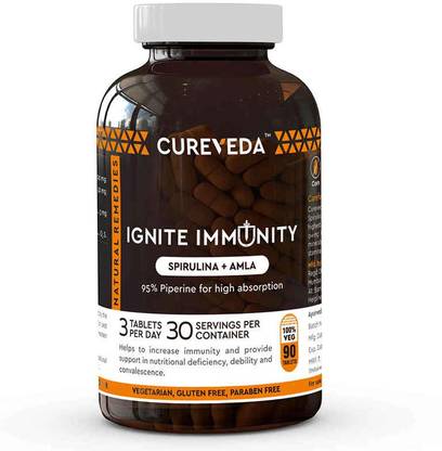 Cureveda Ignite Immunity - Natural Immunity Booster For Stamina & General Wellness - pack of 1