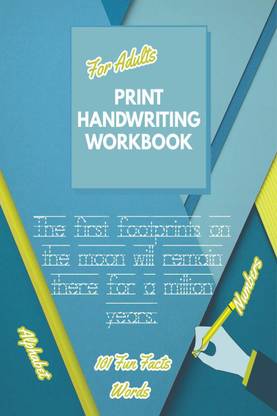 Print Handwriting Workbook for Adults