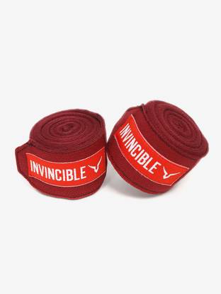 Invincible HW757 Maroon Boxing Hand Wrap