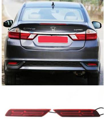 RohanEshop Honda City iv-tech Rear Bumper LED Matrix Reflector With Indicator for 2017 to 2021 Model Car Reflector Light