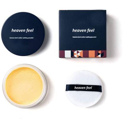 heaven feel Setting Ultra Fine Matte Loose Powder Compact (Brightening, 8 g Compact
