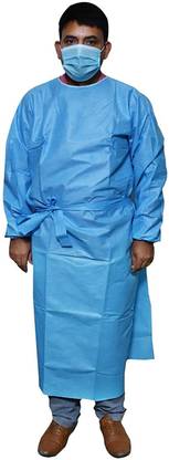 SMDPL SSMMS DISPOSABLE WRAPAROUND GOWN Gown Hospital Scrub