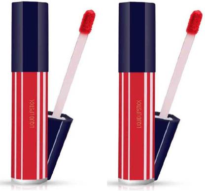 MYEONG Pack Of Two High Shiny Glossy Liquid Lipstick For Girls And Women