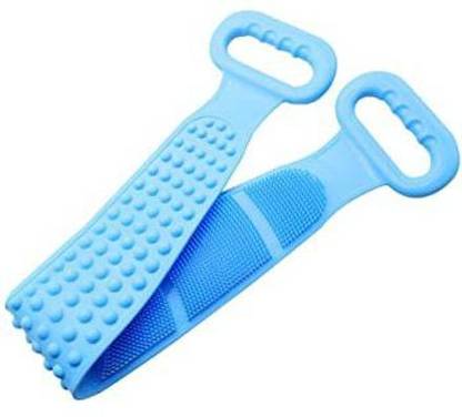 Palakshi Silicone Body Scrubber Belt, Double Side Shower Exfoliating Belt