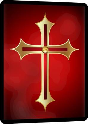 LADY HAWK Jesus Christ Holy Cross Crucifix Picture Fridge Magnet, Model (G146) Fridge Magnet Pack of 1