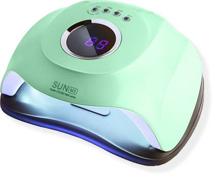 FStyler 45pc Double Light Source (365+405nm)LED's UV Nail Gel Dryer Lamp For Manicure 180W Dual Power Professional Gel Polish LED Nail Dryer Lamp SUN-M3 UV LED Nail Lamp for Curing All Gel Polish Drying with Auto Sensor and 4 Mode Timer Button (Salon Quality) Nail Polish Dryer