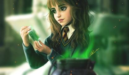 Hermione Granger Fan Art Harry Potter Matt Finish Poster Paper Print
