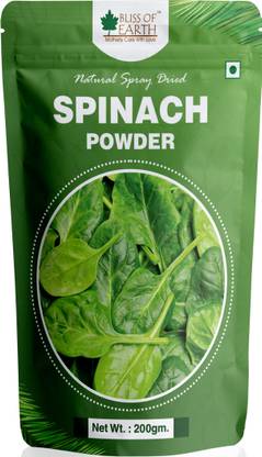 Bliss of Earth 200gm Spinach Powder Natural Spray Dried 200 g