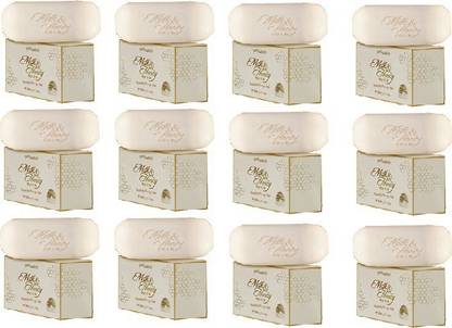 Oriflame Milk and Honey Bar Soap (Pack of 12)