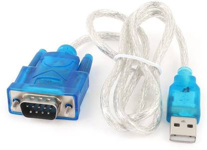 LipiWorld USB to RS232 (USB Serial Adapter) with LED Light for connecting Serial / RS232 devices to Systems USB Adapter