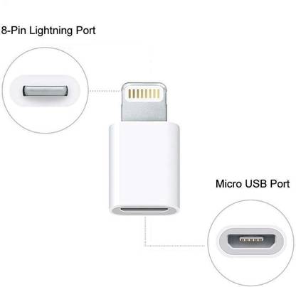 99Gems MICRO USB TO LIGHTNING CHARGING ADAPTER Wire Connector