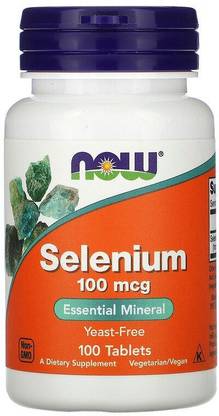 Now Foods Selenium, 100 mcg, 100 Tablets