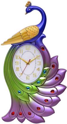 Att'z Analog 59 cm X 29 cm Wall Clock