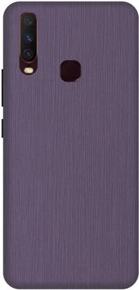 itrusto Back Cover for vivo Y15 , vivo Y15 Plain Purple BACK COVER
