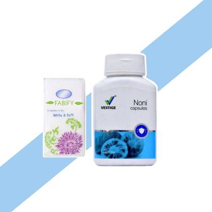 Fabify Dry Pocket Tissue (10 Pc) With Noni Capsules| 90 Capsules|