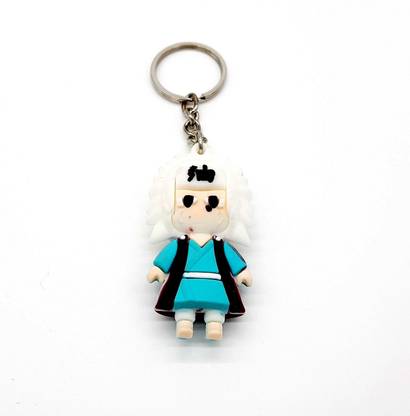 Arkanum Jiraiya Naruto Toad Sage Legendary Sanin Anime Character Silicone Keychain Key Chain