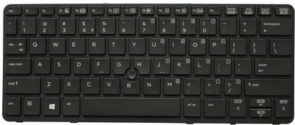 SellZone Laptop Keyboard For HP EliteBook 820 G1 / 820 G2 Backlight Internal Laptop-size Laptop Keyboard Compatible with Desktop, Laptop, Mac